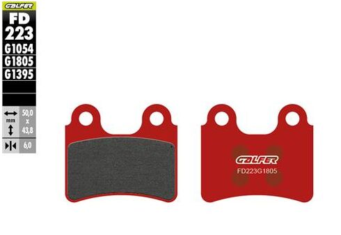 BRAKE PAD SEMI METALLIC