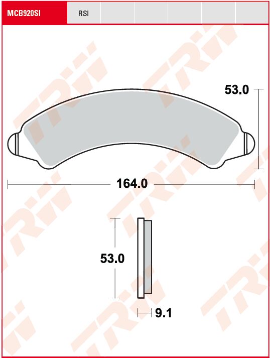 BRAKE PAD SINTER RACING OFFROAD