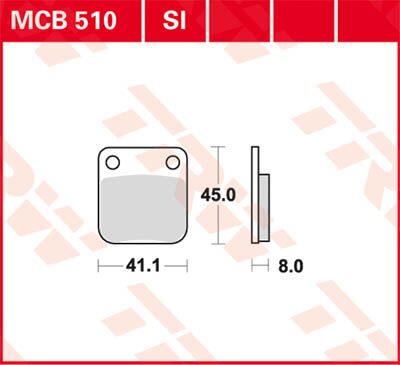 BRAKE PAD SI SINTER OFFROAD