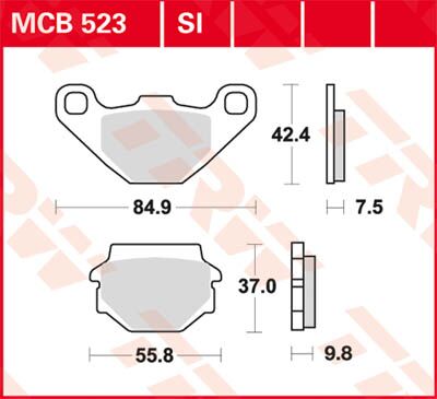 BRAKE PAD SI SINTER OFFROAD