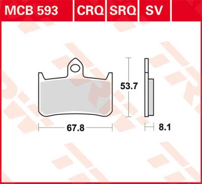 BRAKE PAD SV SINTER PERFORMANCE