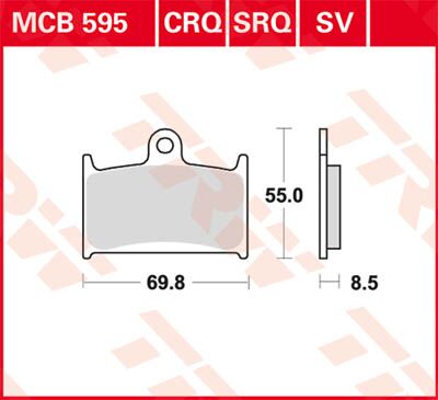 BRAKE PAD SV SINTER PERFORMANCE