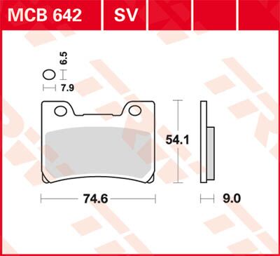 BRAKE PAD SV SINTER PERFORMANCE STREET