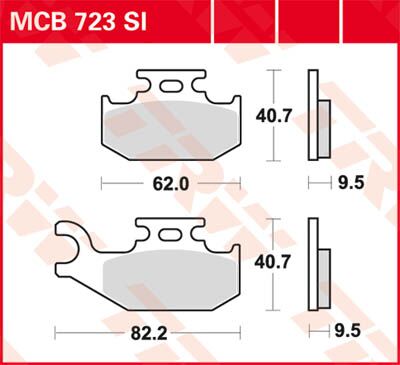BRAKE PAD SI SINTER OFFROAD