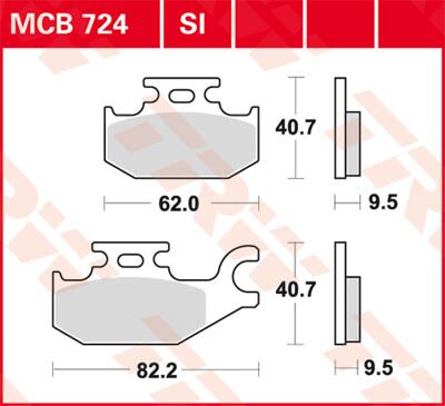 BRAKE PAD SI SINTER OFFROAD