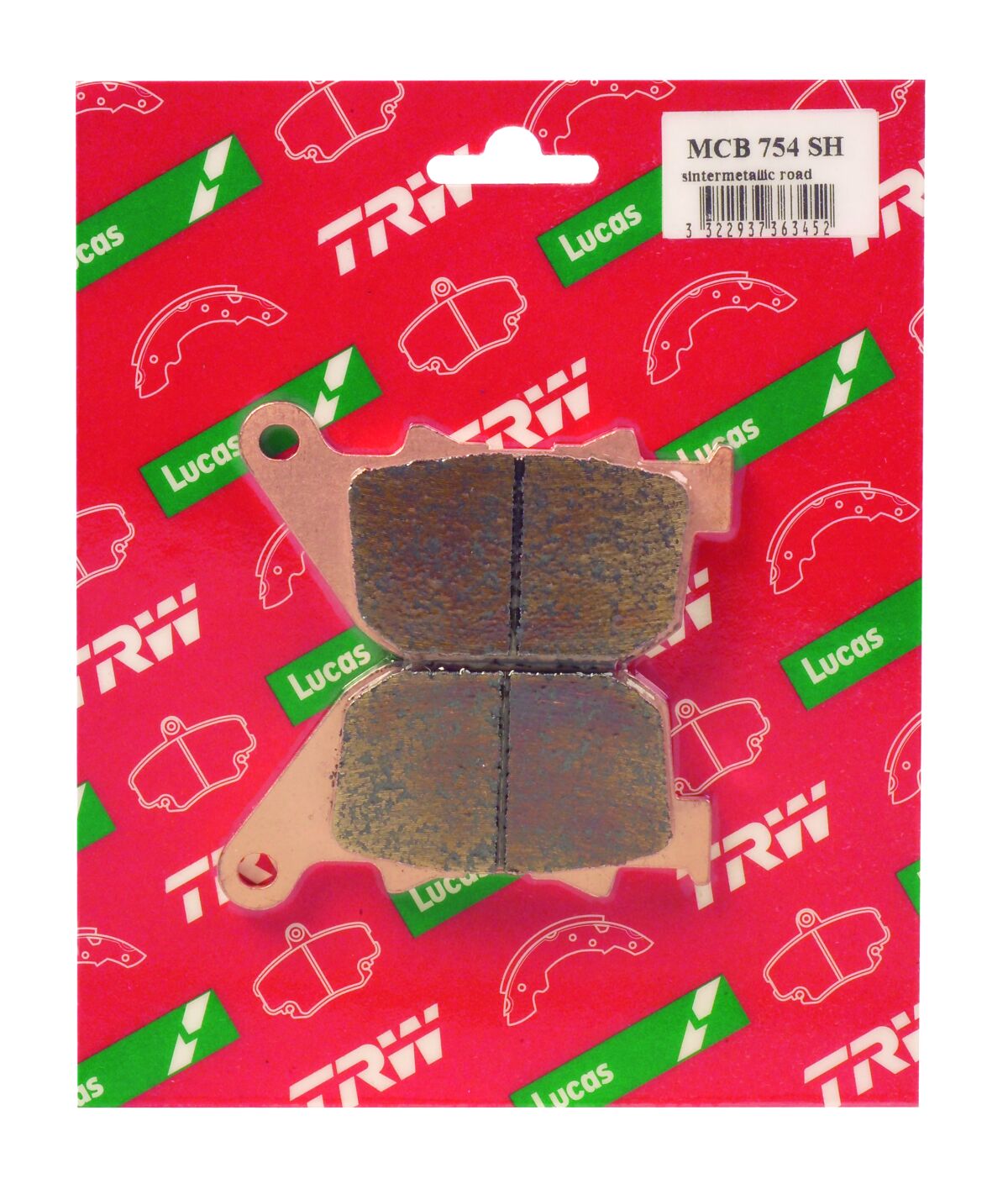 BRAKE PAD SH SINTER PERFORMANCE STREET & ROAD TRACKS