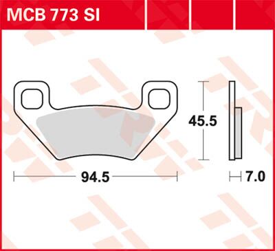 BRAKE PAD SI SINTER OFFROAD