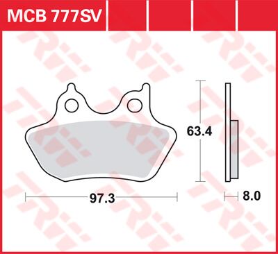 BRAKE PAD SV SINTER PERFORMANCE STREET