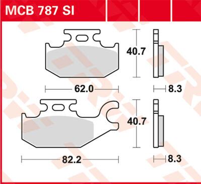 BRAKE PAD SI SINTER OFFROAD