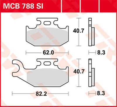 BRAKE PAD SI SINTER OFFROAD