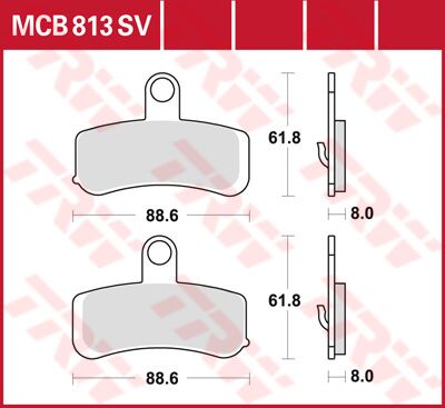 BRAKE PAD SV SINTER PERFORMANCE STREET