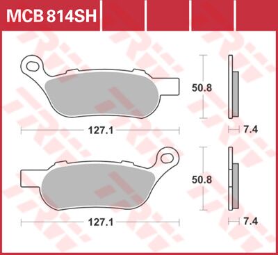 BRAKE PAD SH SINTER PERFORMANCE STREET & ROAD TRACKS