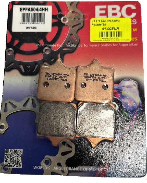 BRAKE PAD EPFA-HH SERIES SINTERED METAL