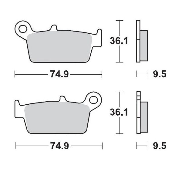 BRAKE PAD OFFROAD SINTER PRO RACING GP