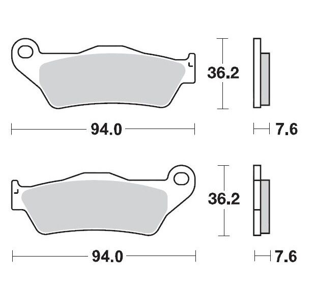 BRAKE PAD OFFROAD SINTER PRO RACING