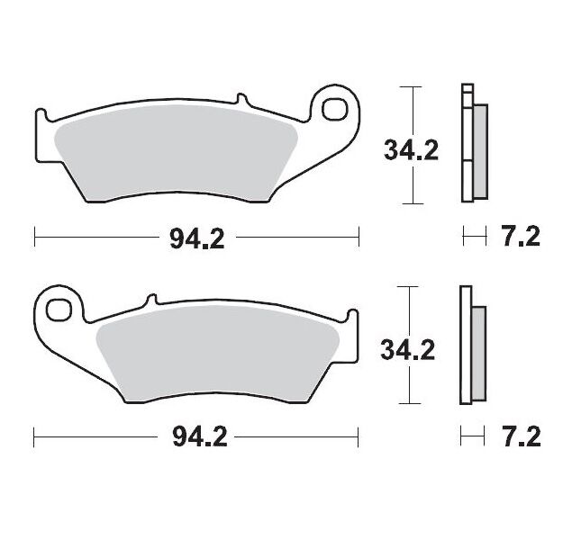 BRAKE PAD OFFROAD SINTER PRO RACING