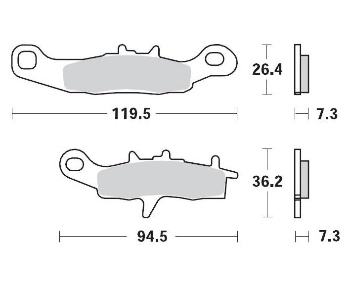BRAKE PAD OFFROAD SINTER PRO RACING GP