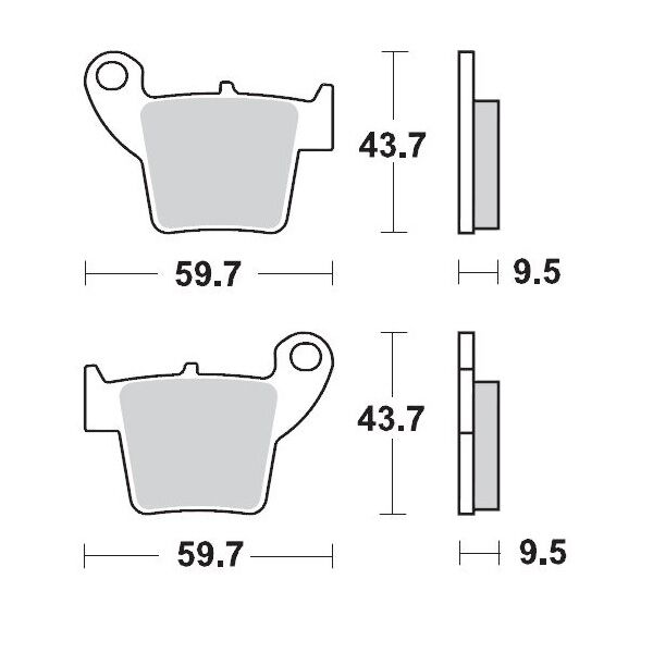 BRAKE PAD OFFROAD SINTER PRO RACING GP