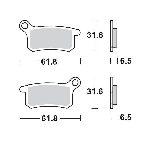 BRAKE PAD OFFROAD SINTER PRO RACING GP