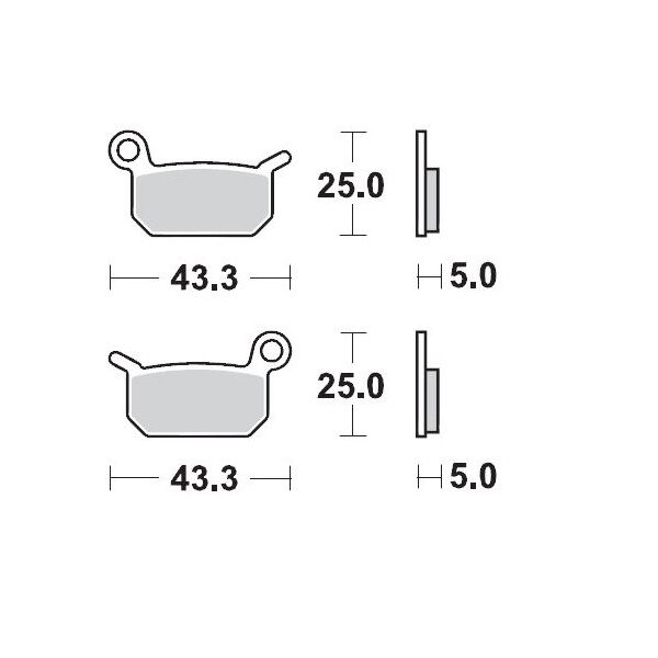 BRAKE PAD OFFROAD SINTER PRO RACING