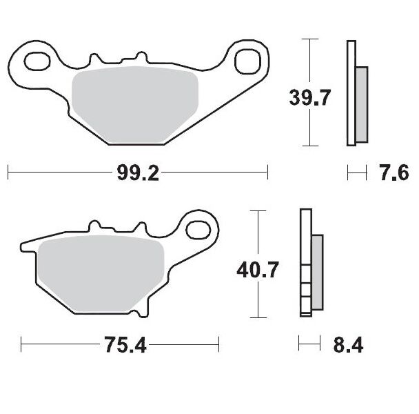 BRAKE PAD OFFROAD SINTER PRO RACING