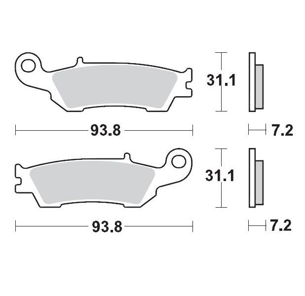 BRAKE PAD OFFROAD SINTER PRO RACING GP