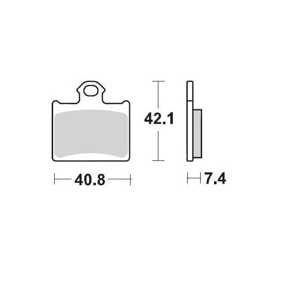 BRAKE PAD OFFROAD SINTER PRO RACING GP