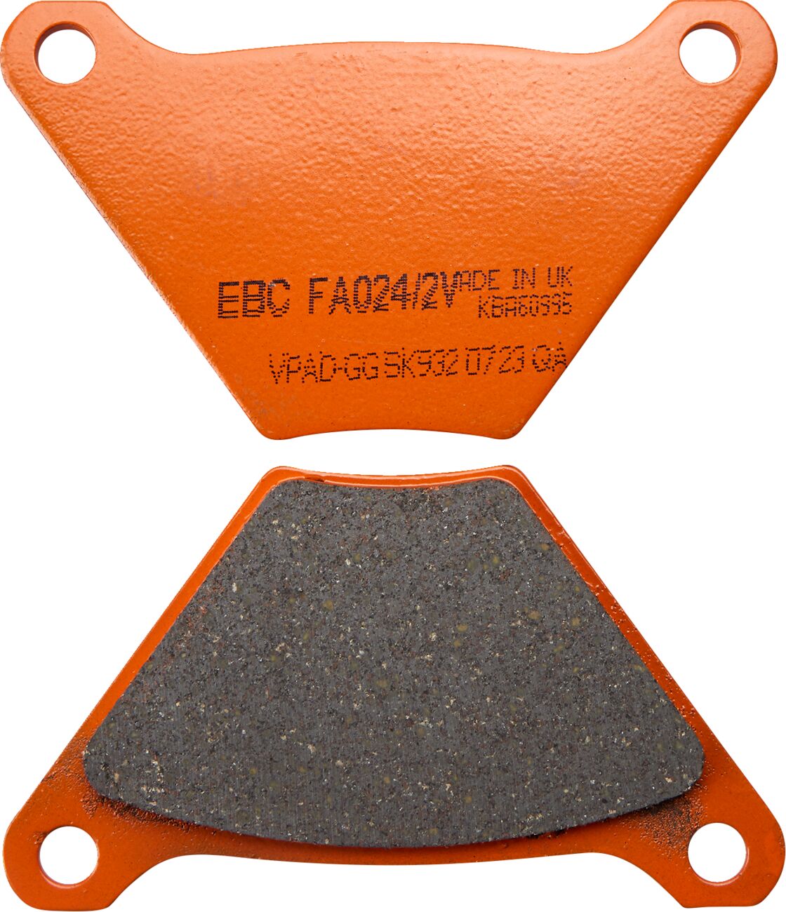 BRAKE PAD FA-V SERIES SINTERED METAL/ORGANIC COMPOUND