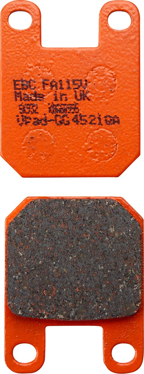 BRAKE PAD FA-V SERIES SINTERED METAL/ORGANIC COMPOUND