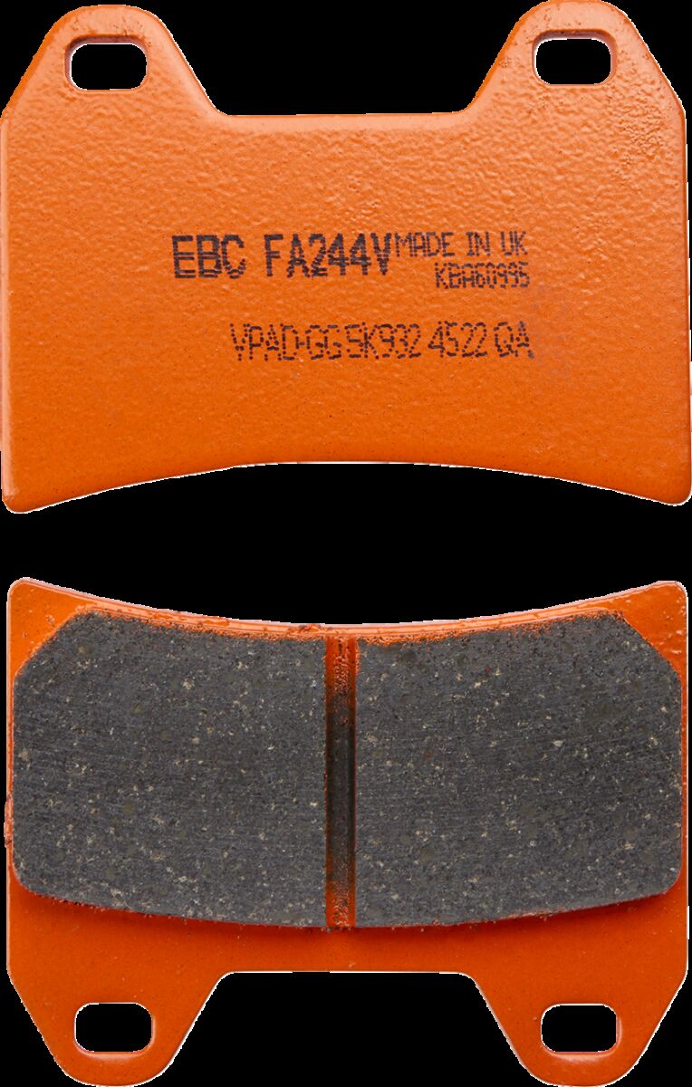 BRAKE PAD FA-V SERIES SINTERED METAL/ORGANIC COMPOUND