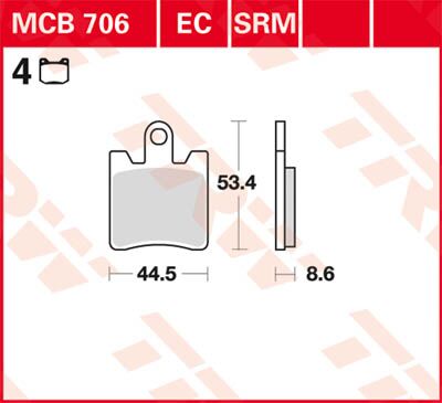 BRAKE PAD SV SINTER PERFORMANCE STREET
