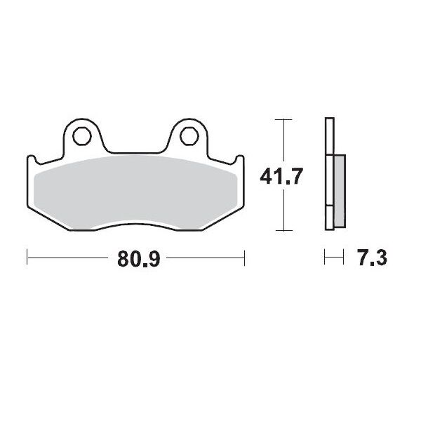 BRAKE PAD OFFROAD SINTER PRO RACING