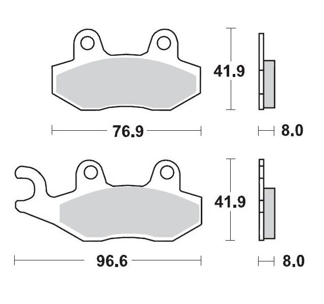 BRAKE PAD OFFROAD SINTER PRO RACING GP