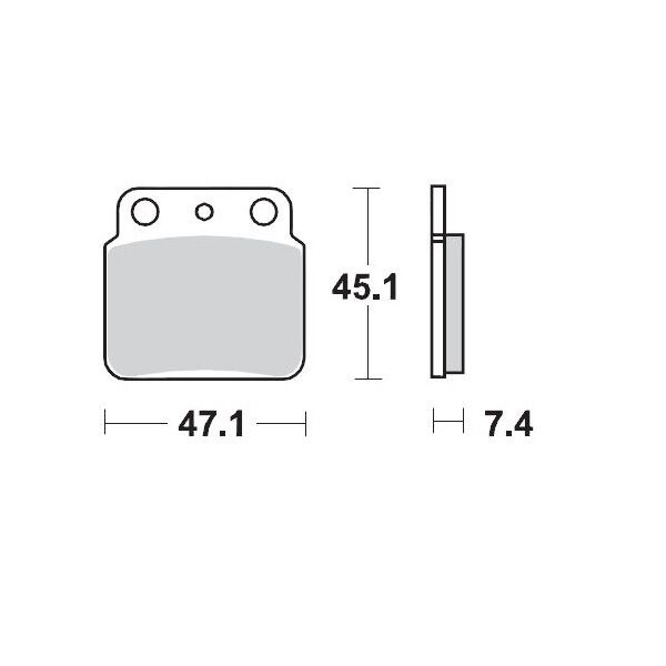 BRAKE PAD ATV SINTER PRO RACING