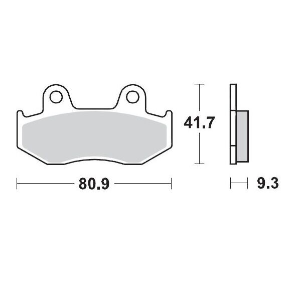 BRAKE PAD ATV SINTER PRO RACING