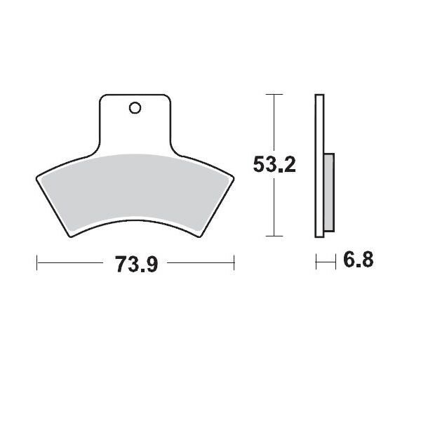 BRAKE PAD ATV SINTER PRO RACING
