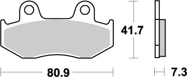 BRAKE PAD OFFROAD NITRO