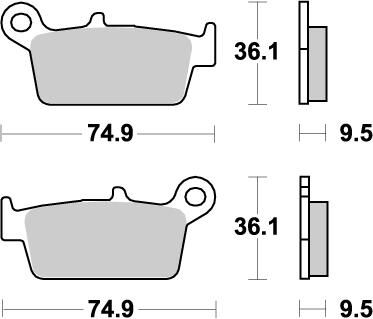 BRAKE PAD OFFROAD NITRO