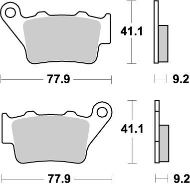BRAKE PAD OFFROAD NITRO
