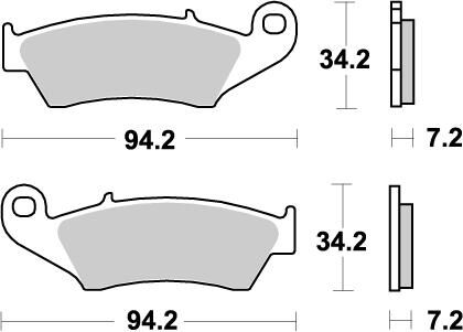 BRAKE PAD OFFROAD NITRO