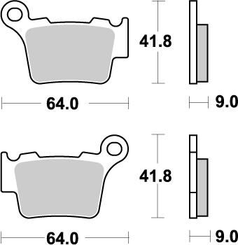 BRAKE PAD OFFROAD NITRO