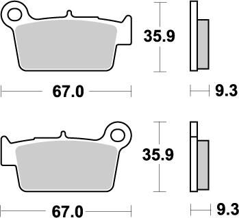 BRAKE PAD NITRO OFFROAD