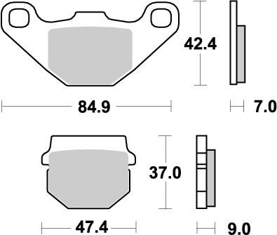 BRAKE PAD OFFROAD NITRO