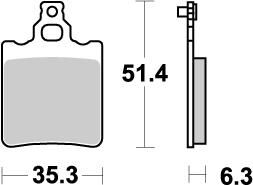 BRAKE PAD OFFROAD NITRO
