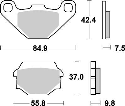 BRAKE PAD OFFROAD NITRO