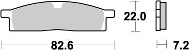 BRAKE PAD OFFROAD NITRO