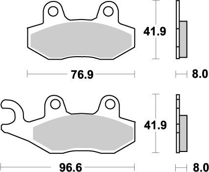 BRAKE PAD OFFROAD NITRO