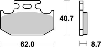 BRAKE PAD OFFROAD NITRO