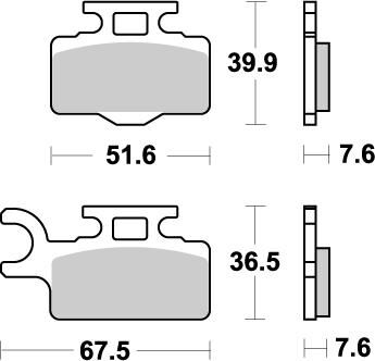 BRAKE PAD OFFROAD NITRO