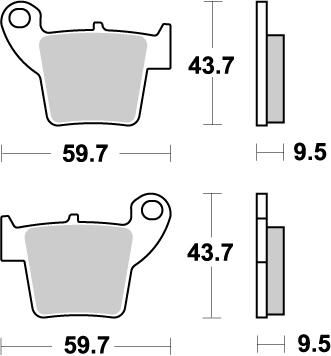 BRAKE PAD OFFROAD NITRO